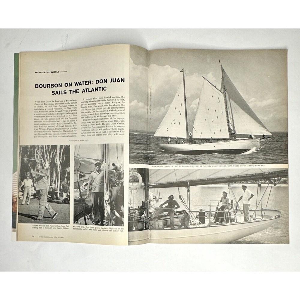 Sports Illustrated May 12 1958 Americas Cup Carleton Mitchell - Picture 12 of 14